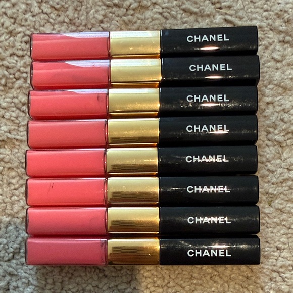 CHANEL Lip Duo Set - Soft Candy 124 Discontinued Coral/Pink
